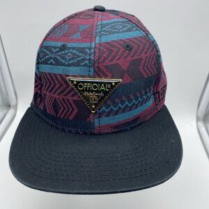 Official LX1 Teal Burgundy Aztec Baseball Hat Cap Adjustable Strap-back Keep It